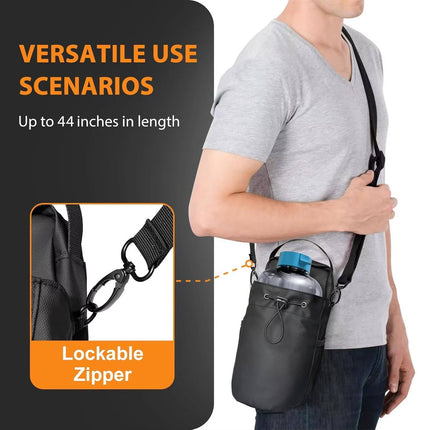 Crossbody Bag for Men and Women, Small Gym Bag with Magnetic Base – image 4