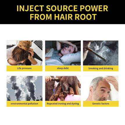 Black Hair Dye Shampoo Gray Coverage, Color Depositing Shampoo – image 7