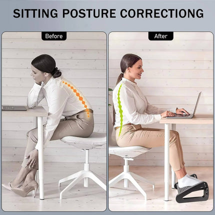 Under Desk Foot Rest, Height Adjustable Footrest for Office Chair Users