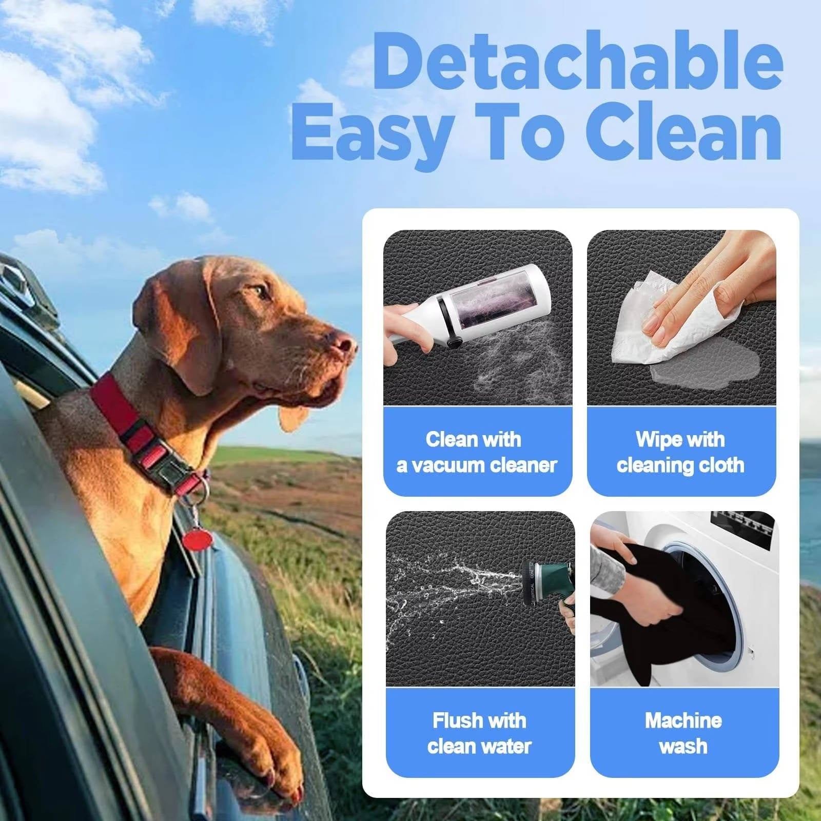 Tuzwa Dog Back Seat Extender – Hard Bottom Dog Car Seat Cover, Waterproof PU Leather Hammock, 400 lb Support, Mesh Window & Storage Pockets  Google Shopping / Merchant Center Title  Dog