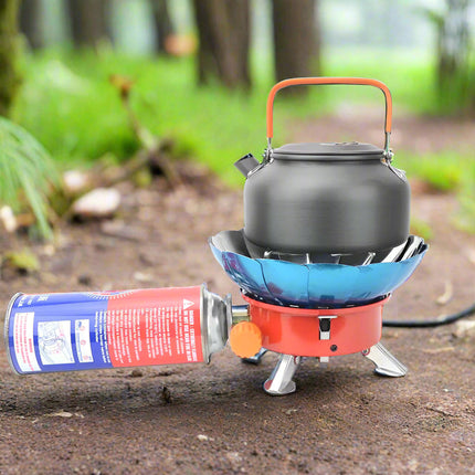 Camping Stove with 2800W Burner, Windproof Portable Camping Stove for Backpacking, Foldable Single Burner Stove – image 4