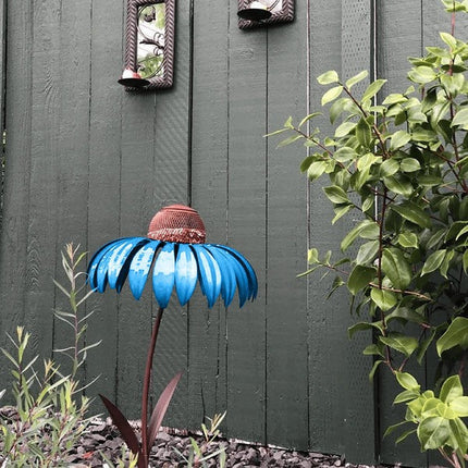 Bird Feeder, Coneflower Bird Feeder with Wide Seed Dish – image 7