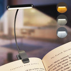 Book Light for Reading in Bed, Clip On Book Light Rechargeable with Gooseneck, LED Reading Light with 3 Color Modes