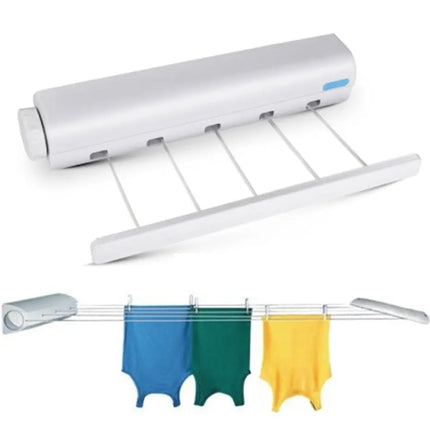 Indoor Laundry Line, Retractable Clothesline Indoor Wall Mounted – image 5