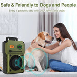 Tuzwa Ultrasonic Dog Bark Deterrent – 50FT Range, 3 Adjustable Modes, 15–30kHz Frequency, Auto Bark Detection, USB-C Rechargeable & IP65 Rated
