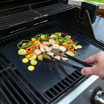 PFOA Free Grill Mat for bacon and vegetables