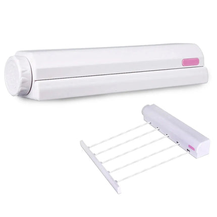 Retractable Clothesline Indoor Wall Mounted, Indoor Laundry Line