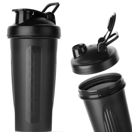 Protein Shaker Bottle with Mixing Ball, Leak Proof Shaker Cup 20.3 fl oz – image 4