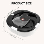 Tuzwa Electric Fly Trap – USB Rechargeable Indoor Fly Catcher with 5 Bait Stations, Rotating Trap & 1200mAh Battery