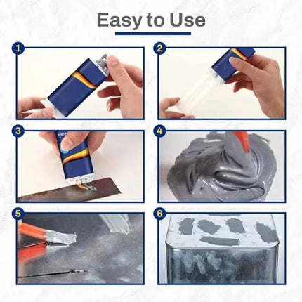 Metal Epoxy Glue for Steel and Aluminum, Heat Resistant Metal Repair Glue for Cast Iron – image 7