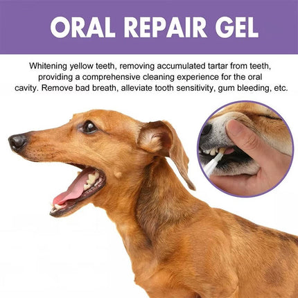 Dog Dental Gel 3 Pack, Breath Freshener and Tartar Remover for Dogs