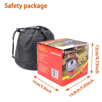Camping Stove with 2800W Burner, Foldable Single Burner Stove with Bag