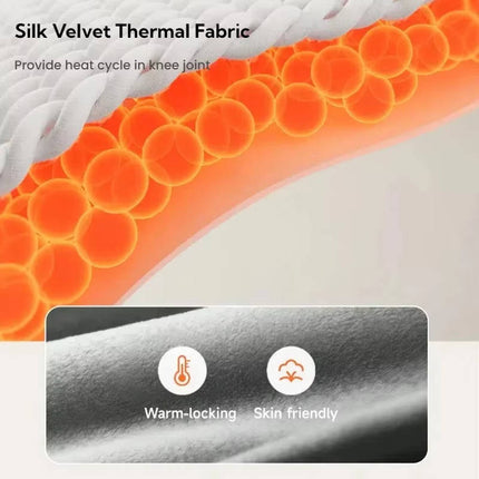 Cordless Knee Massager with Heat and Vibration, Portable Heating Pad with 5 Settings – image 7