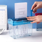 Paper Shredder Manual Hand Crank, Mini Paper Shredder for Home Office, Small Paper Shredder for Receipts and Cardstock