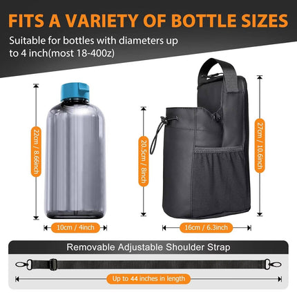 Crossbody Bag for Men and Women, Small Gym Bag with Magnetic Base – image 6