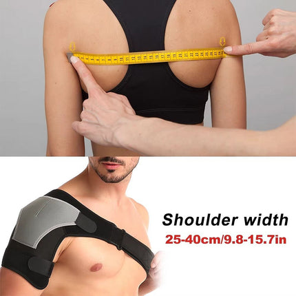 Shoulder Brace with Ice Pack Pocket, Neoprene Shoulder Ice Pack Wrap – image 14