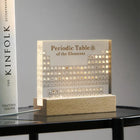 Periodic Table with Real Elements, Acrylic Display