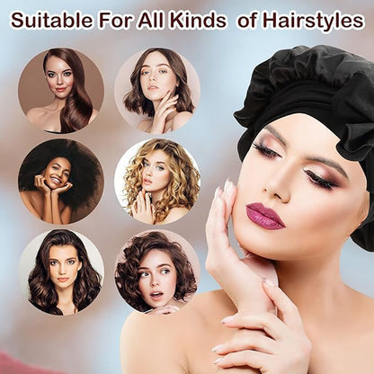 Adjustable Silk Bonnet for Hair – image 6