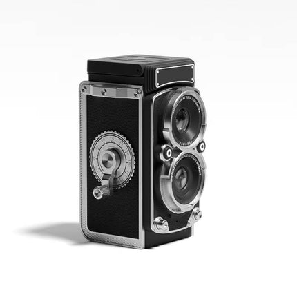 Vintage Digital Camera, 12MP Retro Compact with 1080p Video, 1.54 Inch IPS Screen, Dual Lens Body, 16GB Card and Type C Charging