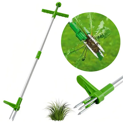Weed Puller Tool with Foot Pedal, Stand Up Weed Puller with 3 Claw Design – image 4