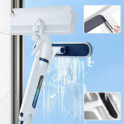 Squeegee for Windows with Built In Sprayer, Window Cleaning Tool with Extendable Handle – image 4