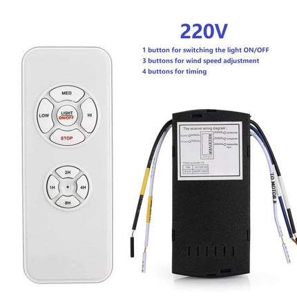 Ceiling Fan Light Remote Control, Universal Ceiling Fan Remote Control Kit – image 8