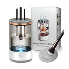 Makeup Brush Cleaner Machine with UV Light, Rechargeable Electric Makeup Brush Cleaner, Automatic Cosmetic Brush Cleaner