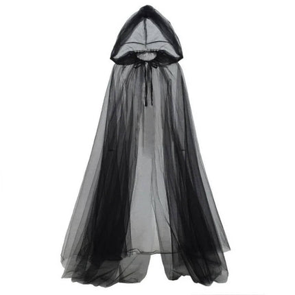 Witch Costume Tulle Cape, Vampire Cape for Cosplay and Party – image 4