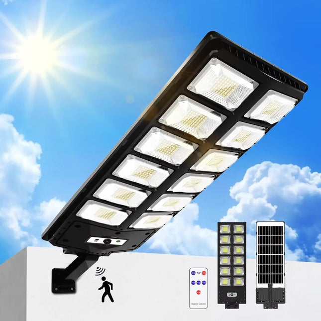 Street Lights Outdoor, Solar Street Light with 504 LEDs