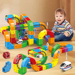 Tuzwa Magnetic Train Track Set – Rechargeable Electric Train, 3D Magnetic Building Blocks, Flexible Tracks & Signs for Kids Ages 3–10
