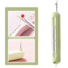 Needle Threader for Hand Sewing, Seam Ripper Tool, Stitch Remover, 2 in 1 Sewing Tool with Steel Wire, Sewing Notions