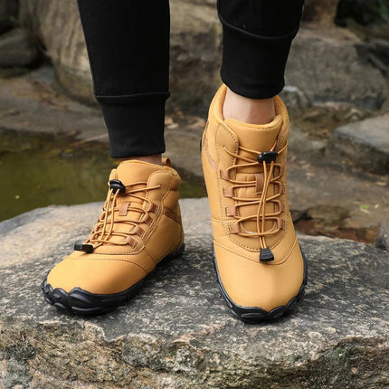 Snow Boots for Men, Waterproof Mens Winter Boots with Fleece Lining