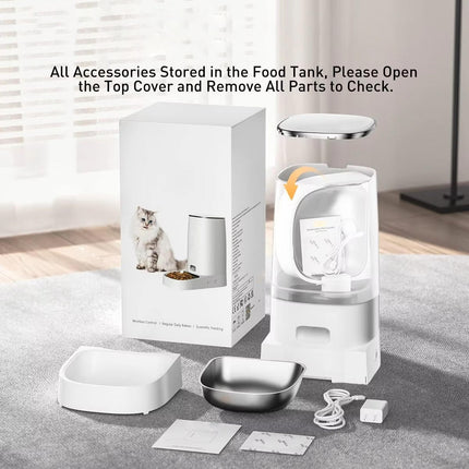 Automatic Cat Feeder WiFi, Automatic Pet Feeder Cat Food Dispenser – image 7