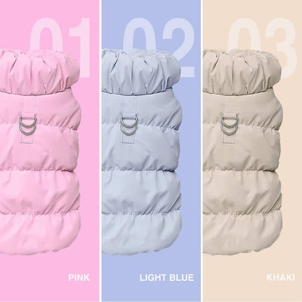Dog Winter Jacket for Small and Medium Dogs, Windproof Fleece Dog Jackets with D Ring – image 5
