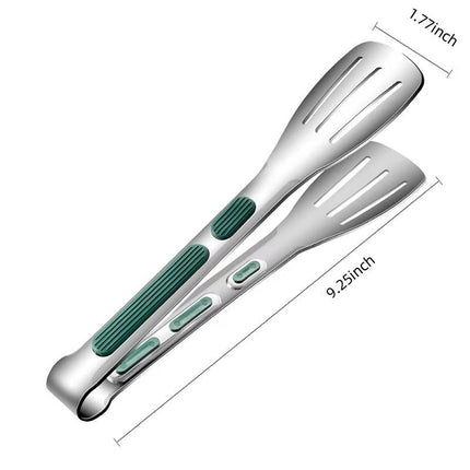 Kitchen Tongs, Salad Tongs with Scalloped Tips – image 10