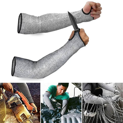 Cut Resistant Arm Sleeves Level 5 for Kitchen and Workshop