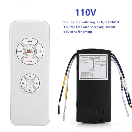 Ceiling Fan Light Remote Control, Smart Fan Controller with WiFi App Timer – image 7