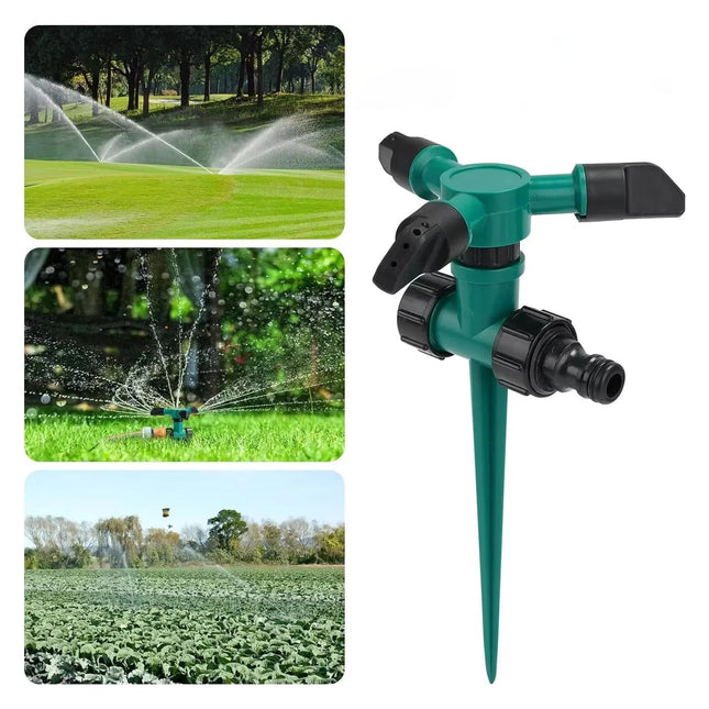 Sprinkler System for Gardens 5 Pack, Rotating Lawn Sprinkler 360 Degree