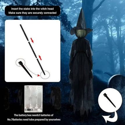 Light Up Halloween Witch Decoration Set of 3 – image 6