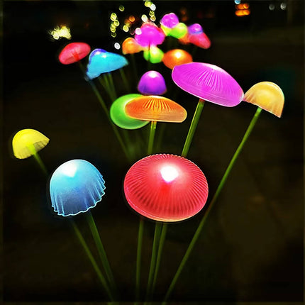 Jellyfish Lights, Solar Garden Lights with Swaying Stems