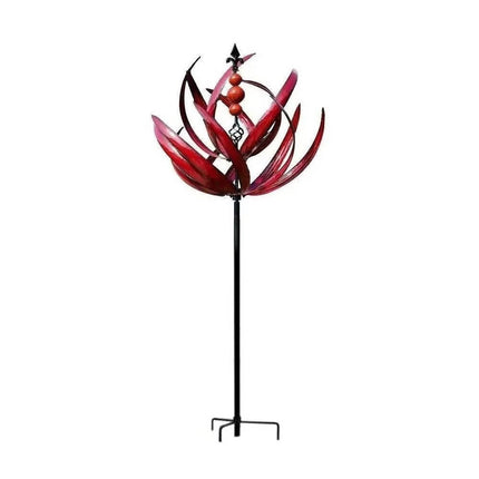 Metal Wind Spinner for Garden, Tulip Whirligig Yard Art – image 8