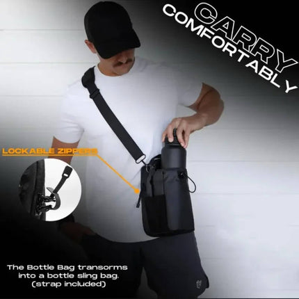 Crossbody Bag for Men and Women, Gym Duffel Bag for Workout, Bike and Water Bottle – image 5