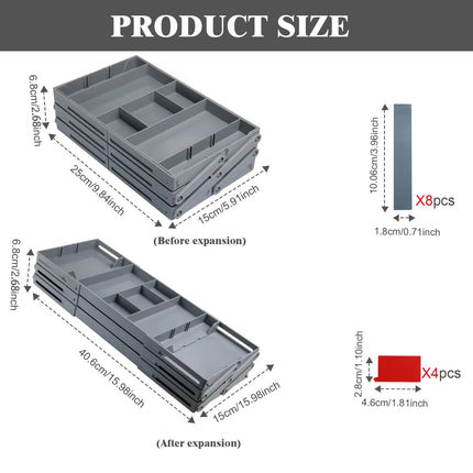 Plastic Drawer Organizer 3 Tier – image 4
