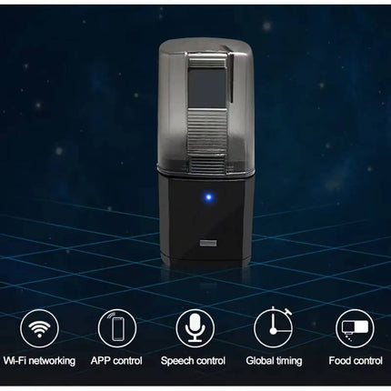 Automatic Fish Feeder WiFi, Smart Aquarium Auto Feeder with App and Voice Control
