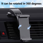 Tuzwa Car Tablet Holder Mount – 360° Rotating Suction Cup Tablet Stand with 140° Adjustable Arm, Stainless Steel Frame & Silicone Protection