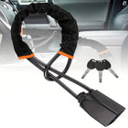Steering Wheel Lock for Cars, Braided Steel Cable Anti Theft Steering Wheel Lock with Seat Belt Lock and 3 Keys