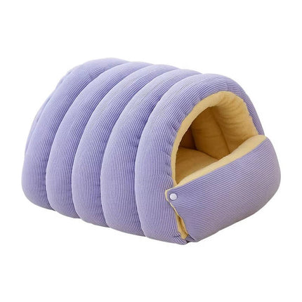 Cat Tent with Arctic Fleece Lining and Washable Cushion, Cat House for Winter or Small Dog Bed – image 13