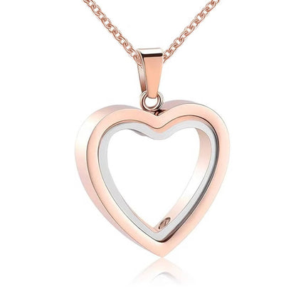 Cremation Jewelry, Stainless Steel Heart Cremation Necklace – image 12