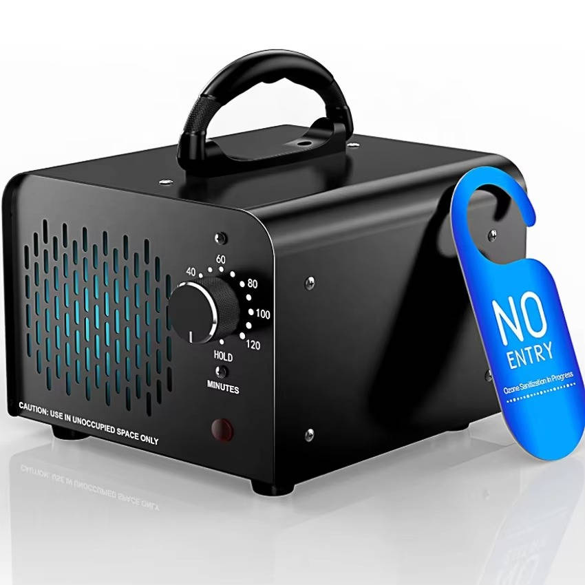 Tuzwa Ozone Generator – High-Output Odor Treatment Machine with 0–120 Min Timer, Washable Filter & Metal Housing for Unoccupied Spaces