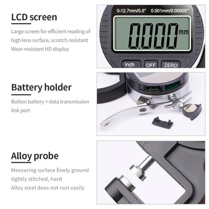 Measuring Tool for Paper and Cloth, Digital Thickness Gauge – image 6